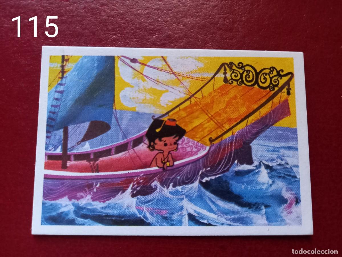 Coleccionismo Cromos antiguos: Cromo n.115 mis cuentos 2 - SIMBAB EL MARINO - Ruiz Romero 1973 - sin pegar
