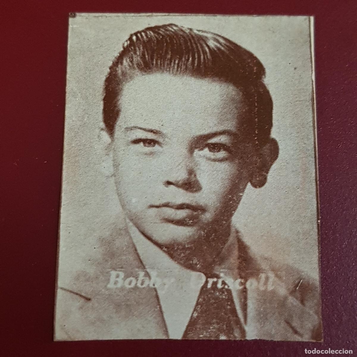 Coleccionismo Cromos antiguos: HISPANO AMERICANA - ARTISTAS DE CINE 1962 - 62 - BOBBY DRISCOLL - NUNCA PEGADO