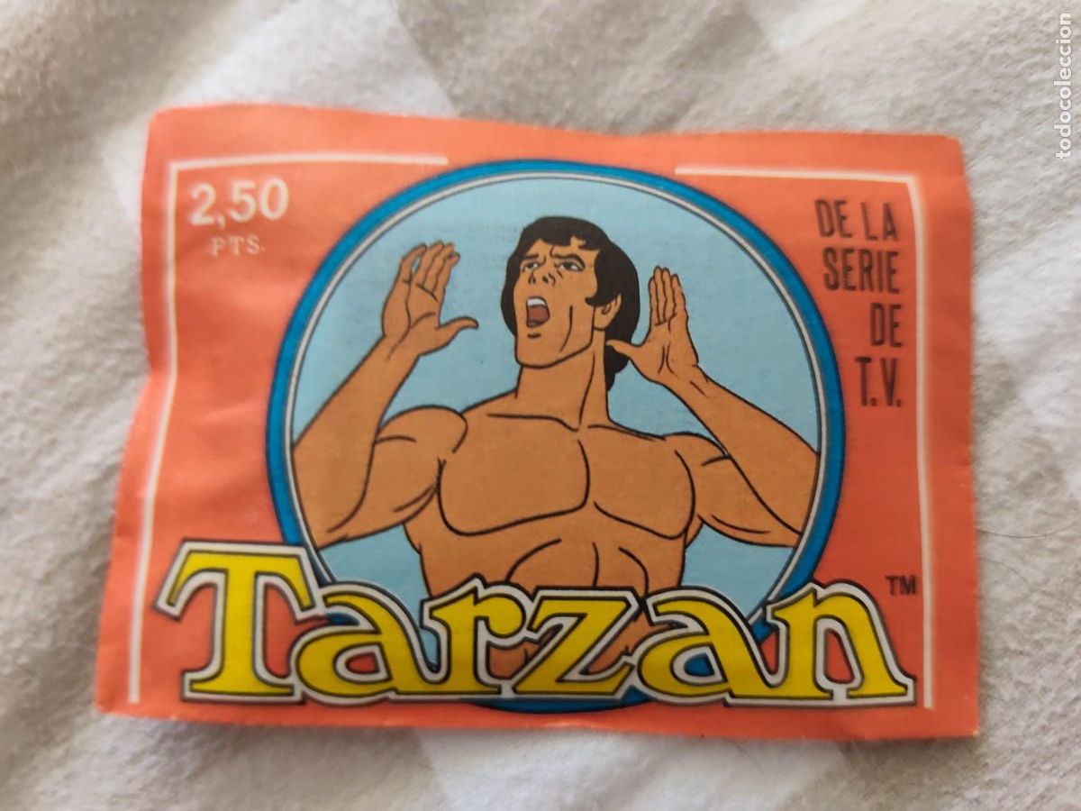 Coleccionismo Cromos antiguos: SOBRE CROMOS NUEVO SIN ABRIR 1979 TARZAN DE LA SERIE DE TV FHER