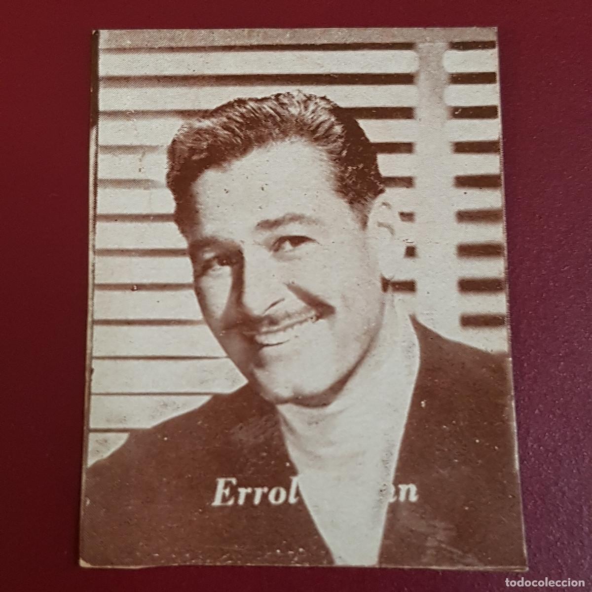 Coleccionismo Cromos antiguos: HISPANO AMERICANA - ARTISTAS DE CINE 1962 - 62 - ERROL FLIN - NUNCA PEGADO