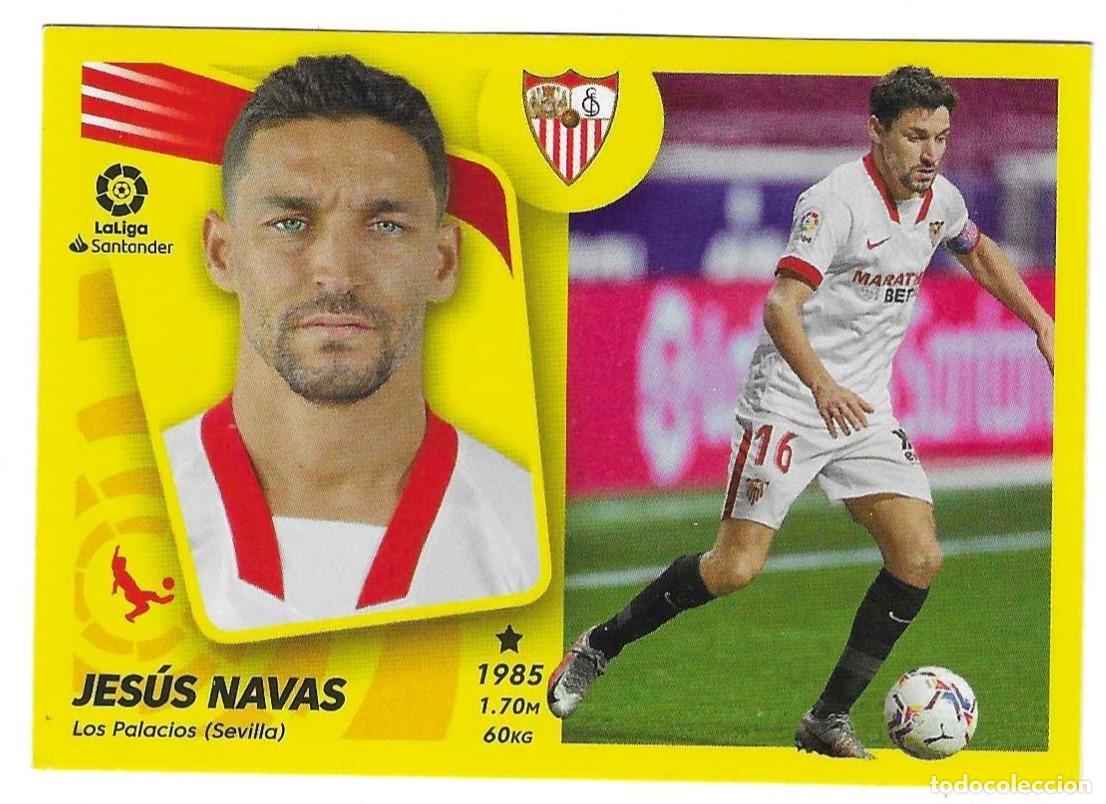 Collectionnisme Cartes &agrave; collectionner anciennes: Cromo F&uacute;tbol. Ediciones Este 2021-22. Sevilla n&ordm; 7. Jes&uacute;s Navas. ref. 21este-21sevilla7