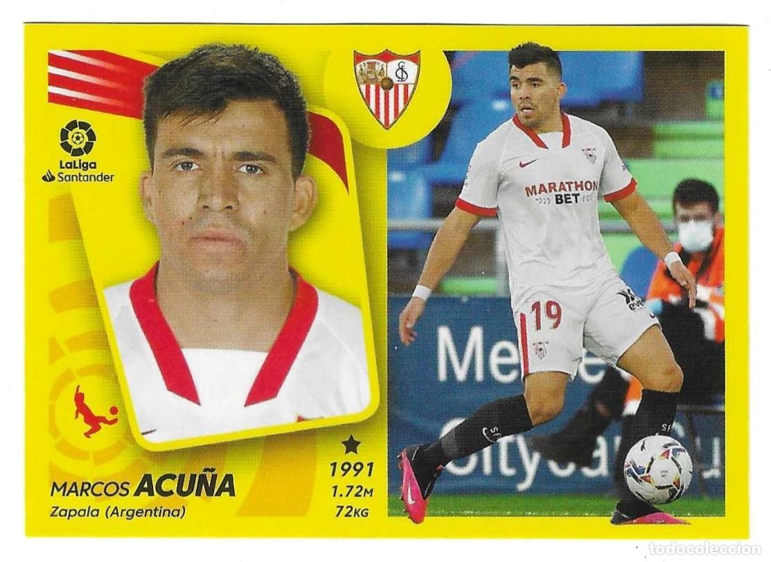 Collectionnisme Cartes &agrave; collectionner anciennes: Cromo F&uacute;tbol. Ediciones Este 2021-22. Sevilla n&ordm; 11. Acu&ntilde;a. ref. 21este-21sevilla11