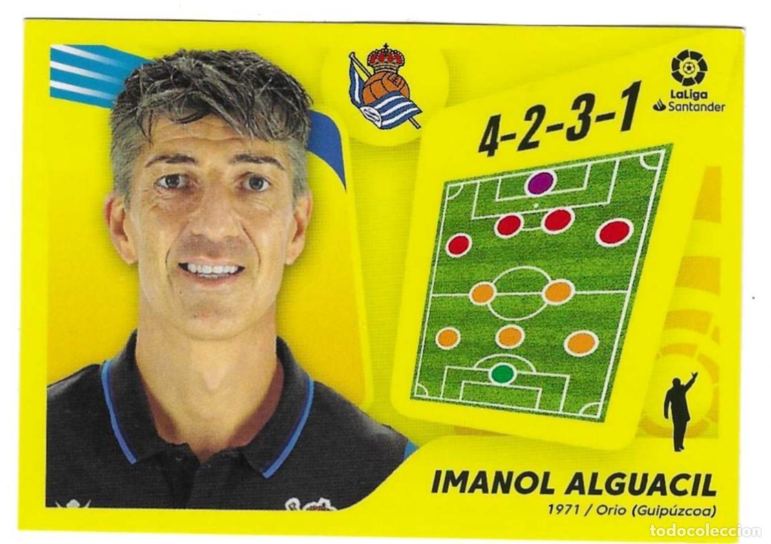 Coleccionismo Cromos antiguos: Cromo F&uacute;tbol. Ediciones Este a&ntilde;o 2021-22. R. Sociedad n&ordm; 2. Entrenador. ref. 21este-21rsociedad2