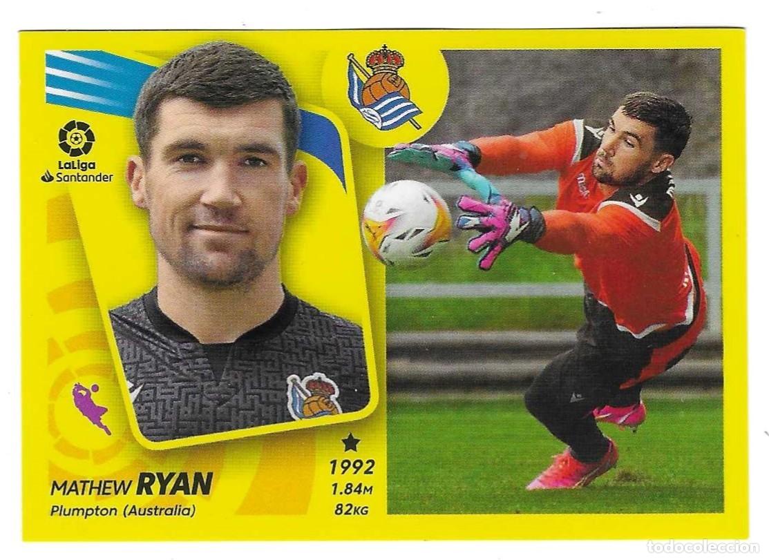 Coleccionismo Cromos antiguos: Cromo F&uacute;tbol. Ediciones Este a&ntilde;o 2021-22. Real Sociedad n&ordm; 6. Ryan. ref. 21este-21rsociedad6