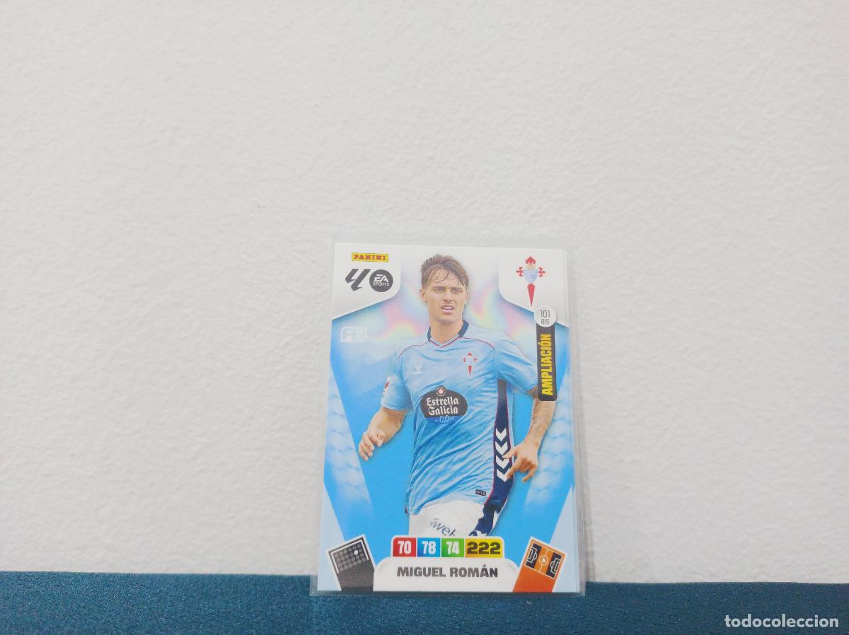 Coleccionismo Cromos antiguos: 101 BIS AMPLIACI&Oacute;N MIGUEL ROM&Aacute;N BASE RC CELTA PANINI ADRENALYN XL 25 26