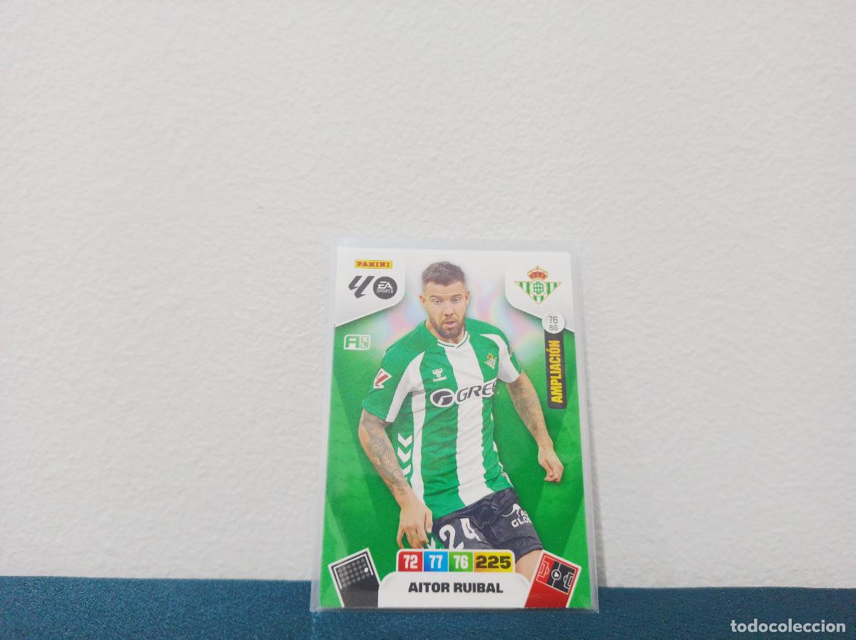 Coleccionismo Cromos antiguos: 76 BIS AMPLIACI&Oacute;N AITOR RUIBAL BASE REAL BETIS PANINI ADRENALYN XL 25 26