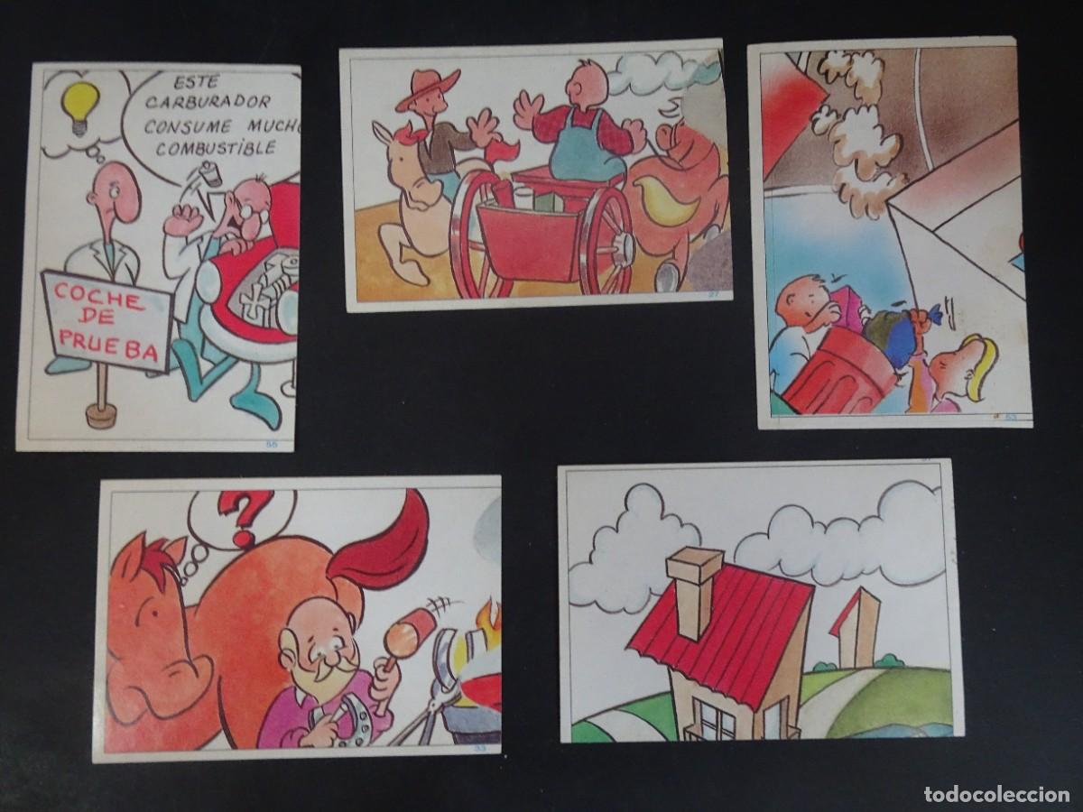 Coleccionismo Cromos antiguos: LOTE 5 ANTIGUOS CROMOS, APRENDE A CUIDAR TU PLANETA, VER FOTOS