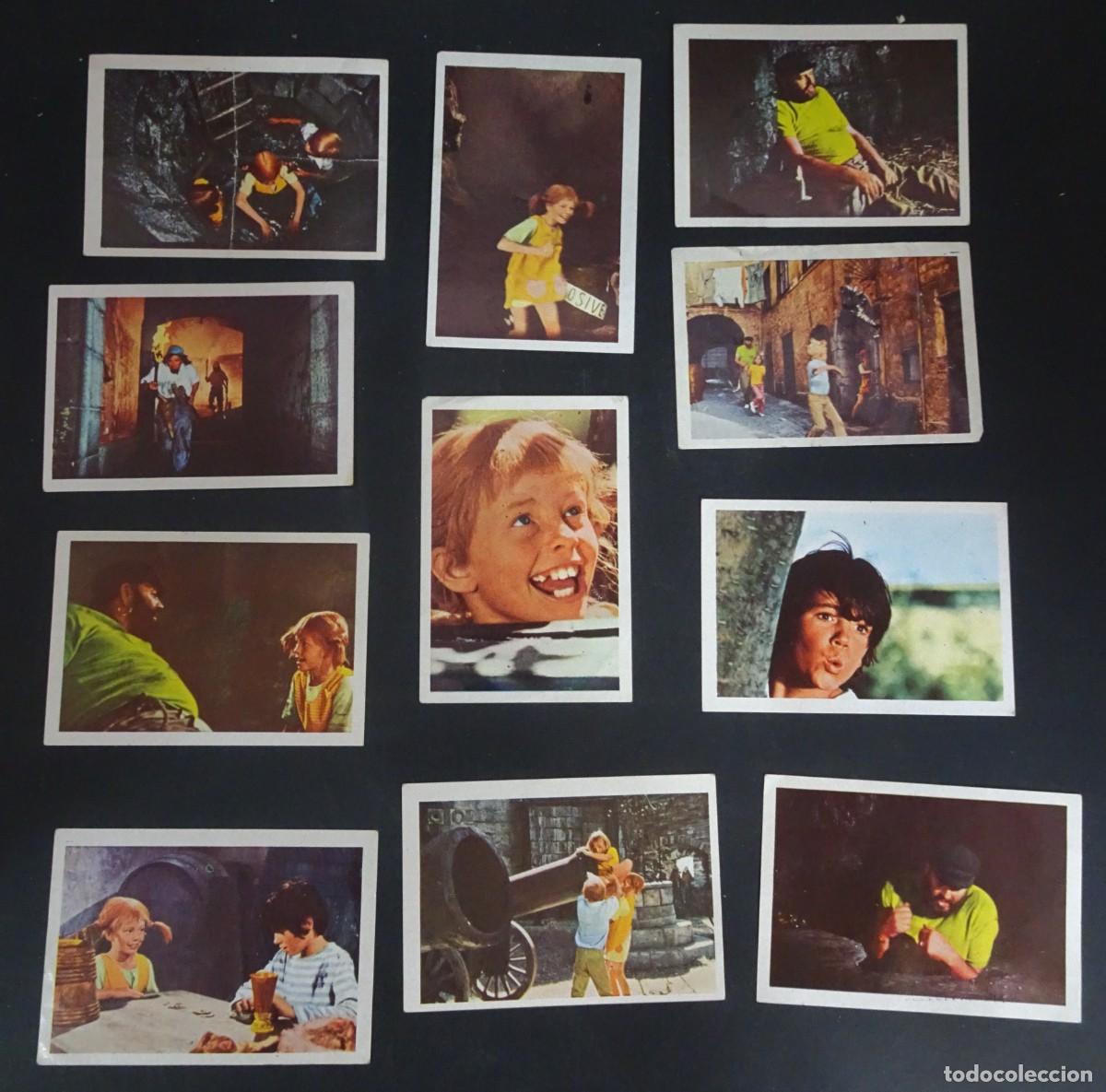 Coleccionismo Cromos antiguos: LOTE 11 CROMOS PIPI CALZASLARGAS 1974 , SIN PEGAR, FHER, VER FOTOS