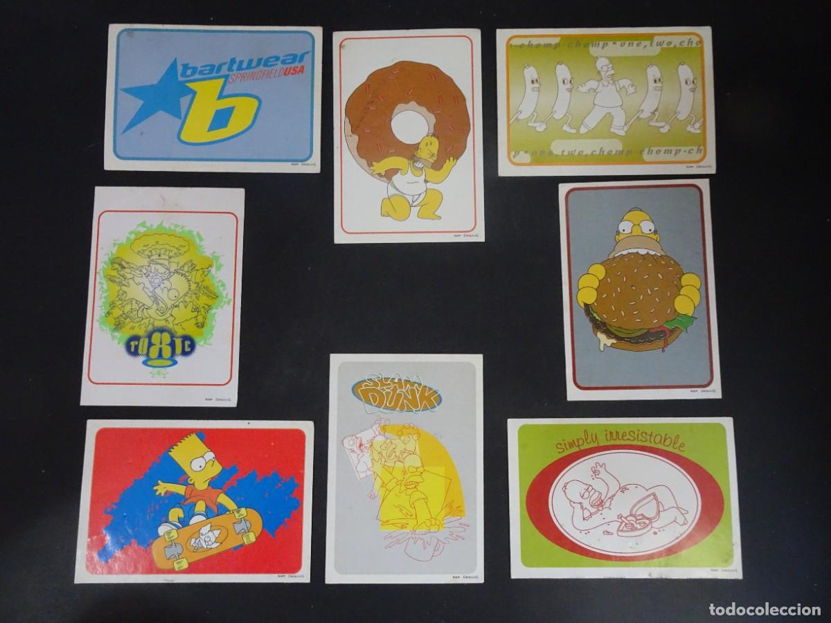 Coleccionismo Cromos antiguos: LOTE 8 CROMOS SIMPSONS PANINI 1999, VER FOTOS