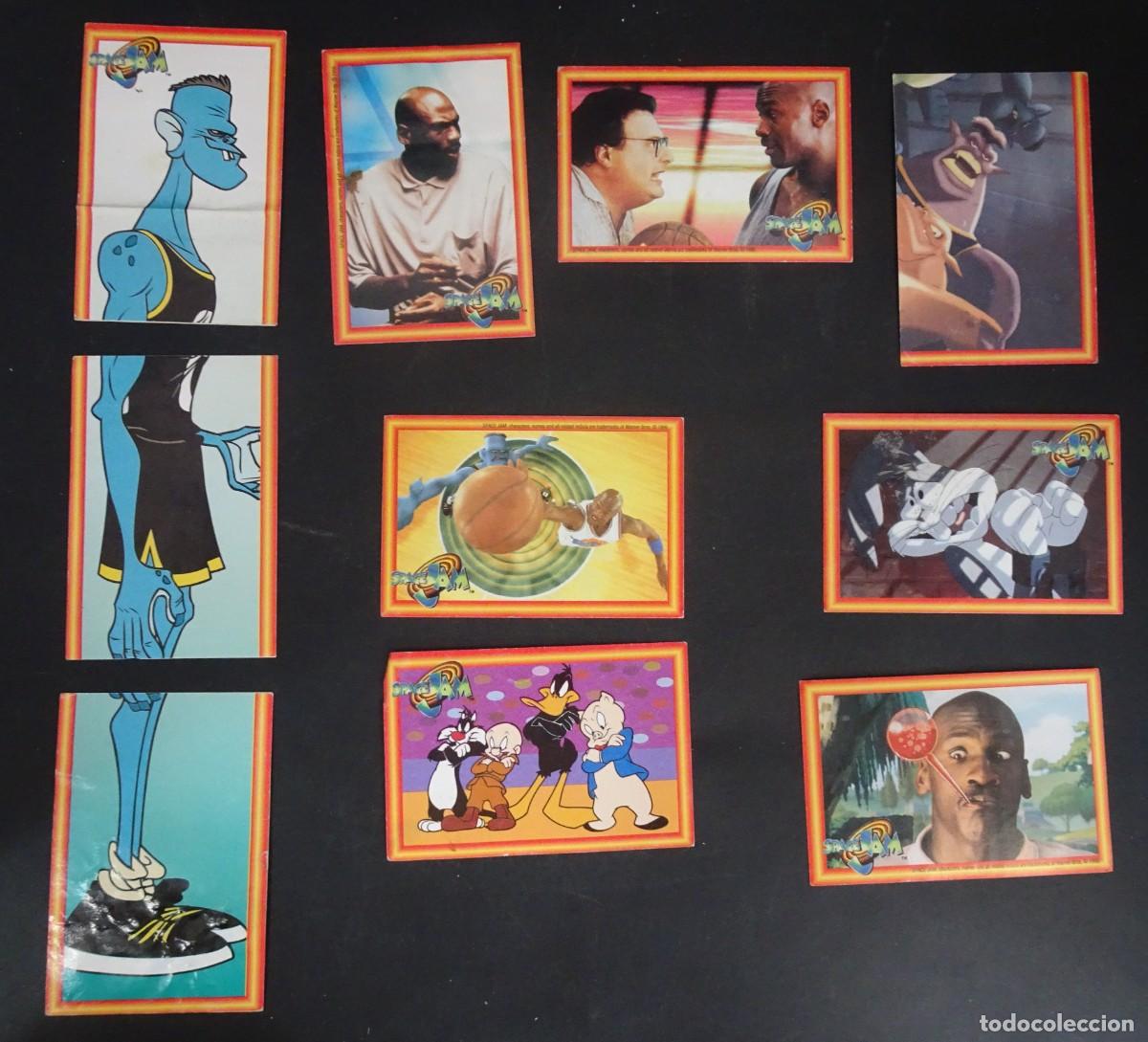 Coleccionismo Cromos antiguos: LOTE 10 CROMOS SPACE JAM, MICHAEL JORDAN, SIN PEGAR, 1996, VER FOTOS