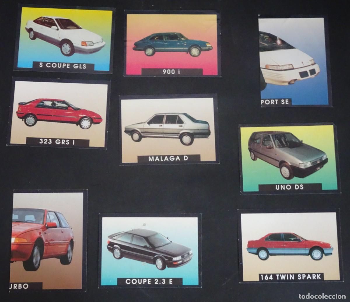 Coleccionismo Cromos antiguos: LOTE 9 CROMOS STICKLINE AUTO , SIN PEGAR, VER FOTOS