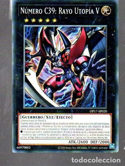 Collectionnisme Cartes &agrave; collectionner anciennes: CROMO KONAMI YU-GI-OH NUMERO C39 RAYO UTOPIA V SPO 020 DEL A&Ntilde;O 2020