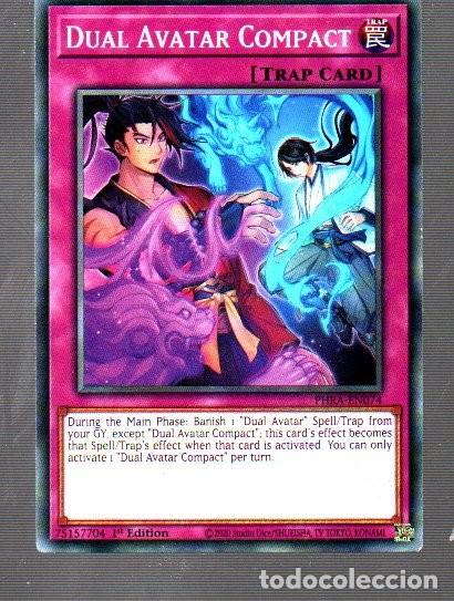 Coleccionismo Cromos antiguos: CROMO KONAMI YU-GI-OH DUAL AVATAR COMPACT EN 074 DEL A&Ntilde;O 2020