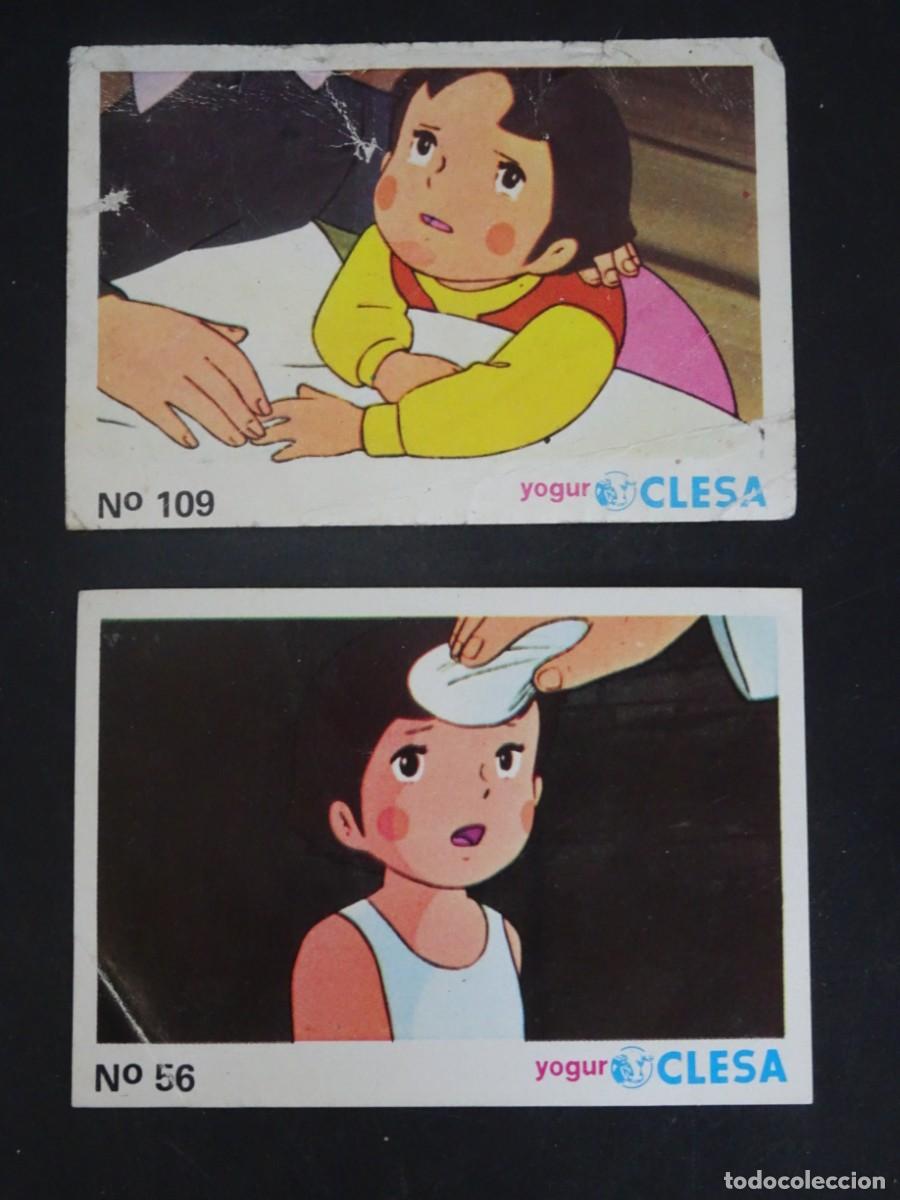 Coleccionismo Cromos antiguos: LOTE 12 CROMOS HEIDI ,1975, YOGUR CLESA, SIN PEGAR, FHER, VER FOTOS