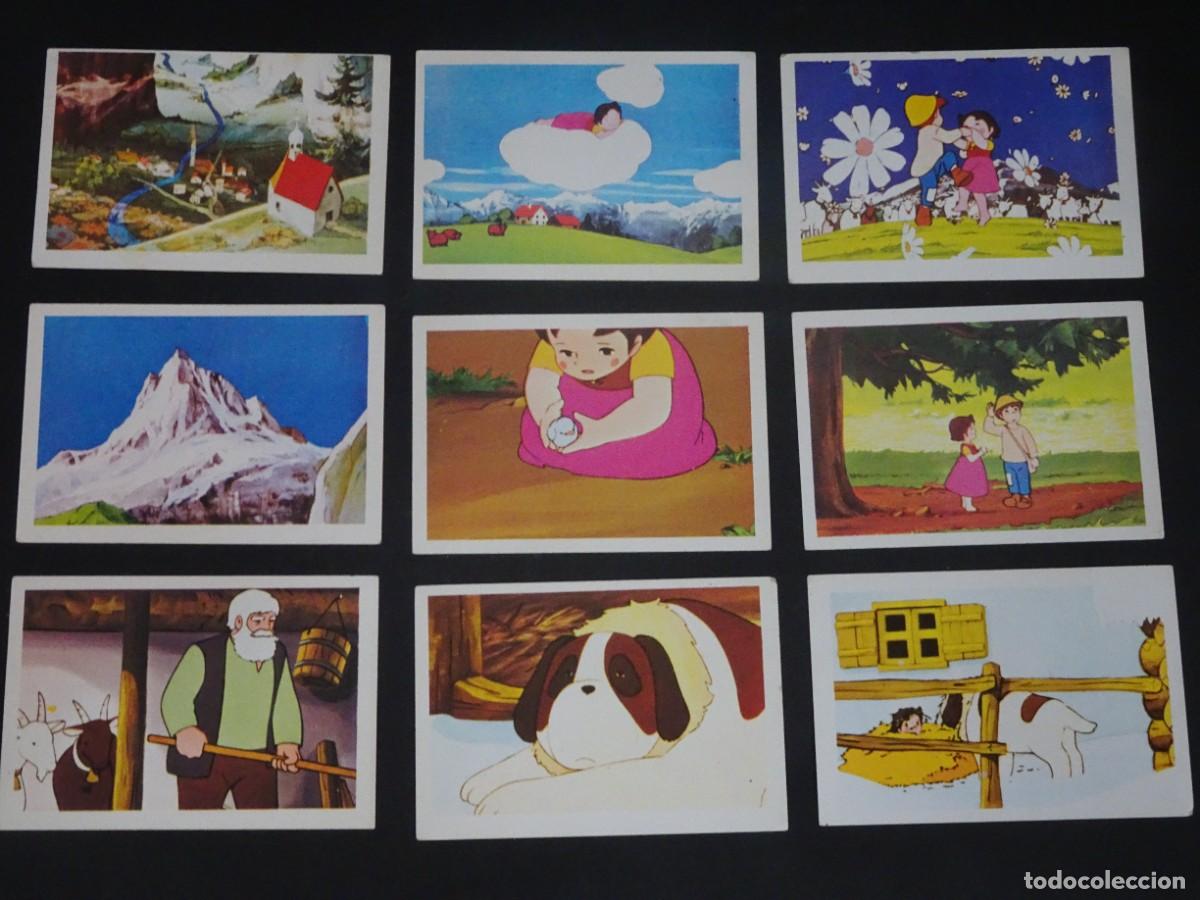 Coleccionismo Cromos antiguos: LOTE 9 CROMOS HEIDI ,1975, SIN PEGAR, FHER, VER FOTOS