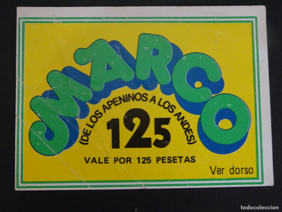 Coleccionismo Cromos antiguos: CROMO DANONE, VALE 125 PESETAS, MARCO DE LOS APENINOS A LOS ANDES, SIN PEGAR, VER FOTOS