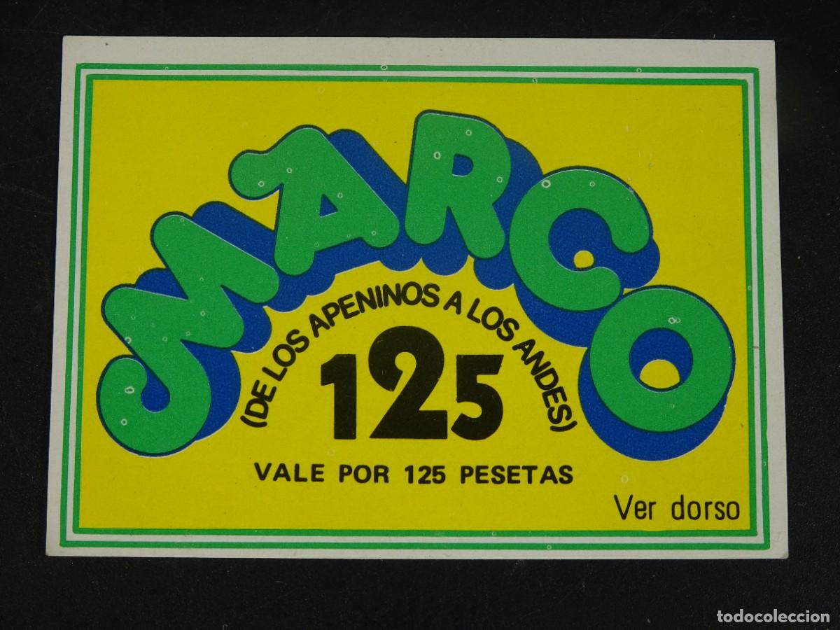 Coleccionismo Cromos antiguos: CROMO DANONE, VALE 125 PESETAS, MARCO DE LOS APENINOS A LOS ANDES, SIN PEGAR, VER FOTOS