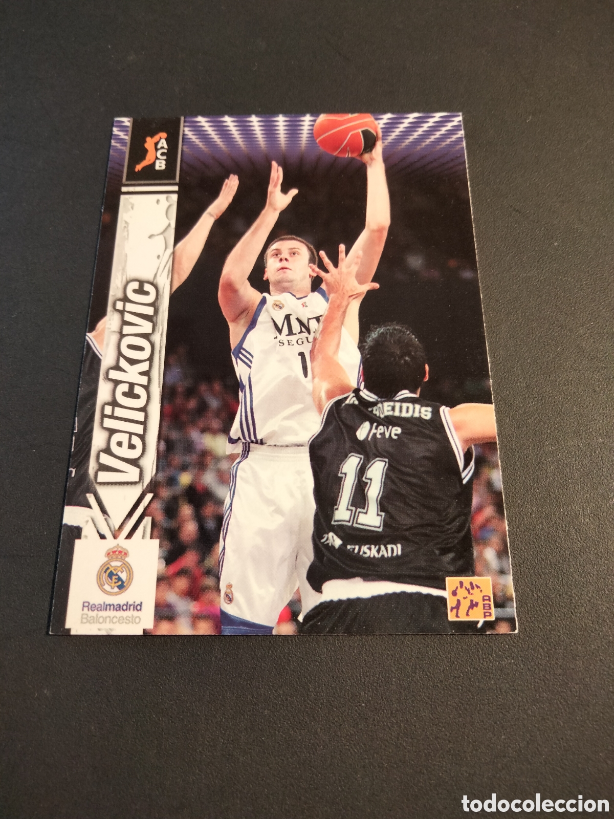 Coleccionismo Cromos antiguos: VELICKOVIC # 282 REAL MADRID BALONCESTO LIGA ACB 2010/11 PANINI