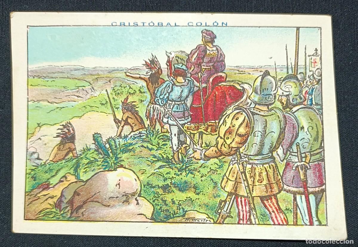 Coleccionismo cromos antiguos: CROMO CRIST&Oacute;BAL COL&Oacute;N N&ordm; 123.CHOCOLATES JUNCOSA - Foto 1