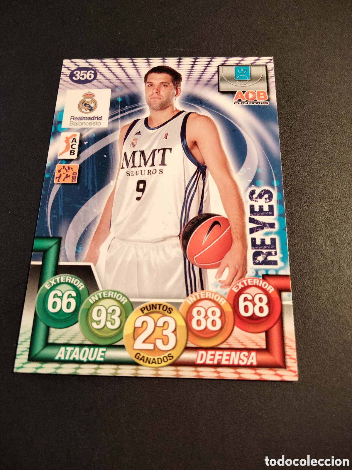 Coleccionismo Cromos antiguos: REYES # 356 PIVOT REAL MADRID BALONCESTO LIGA 2010/11 PANINI