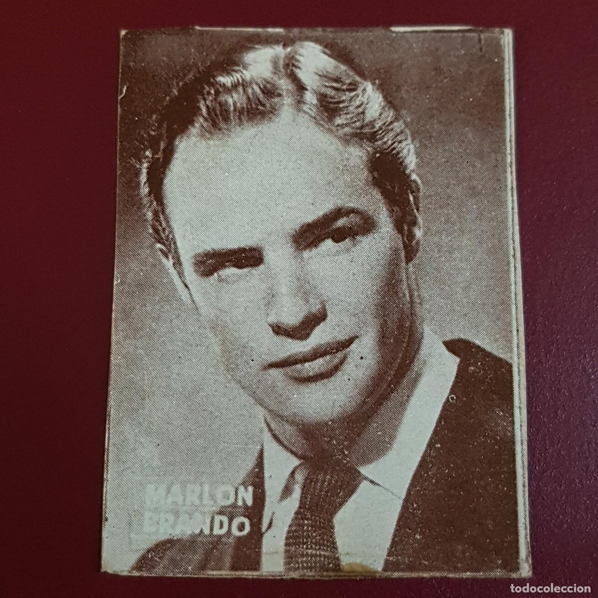Coleccionismo Cromos antiguos: HISPANO AMERICANA - ARTISTAS DE CINE 1962 - 62 - MARLON BRANDO - NUNCA PEGADO