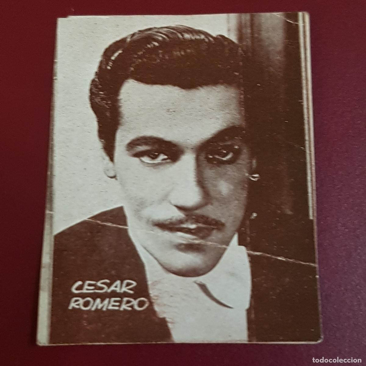 Coleccionismo Cromos antiguos: HISPANO AMERICANA - ARTISTAS DE CINE 1962 - 62 - CESAR ROMERO - NUNCA PEGADO