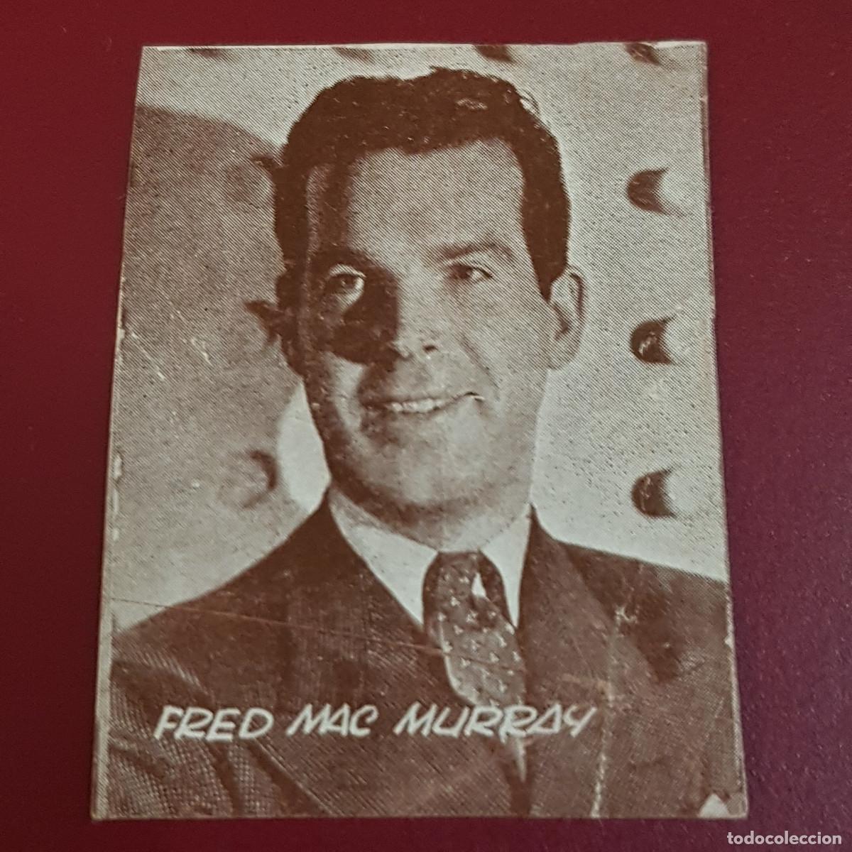 Coleccionismo Cromos antiguos: HISPANO AMERICANA - ARTISTAS DE CINE 1962 - 62 - FRED MAC MURRAY - NUNCA PEGADO