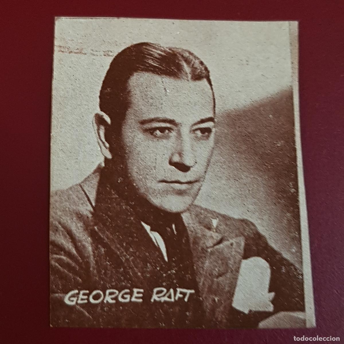 Coleccionismo Cromos antiguos: HISPANO AMERICANA - ARTISTAS DE CINE 1962 - 62 - GEORGE RAFT - NUNCA PEGADO