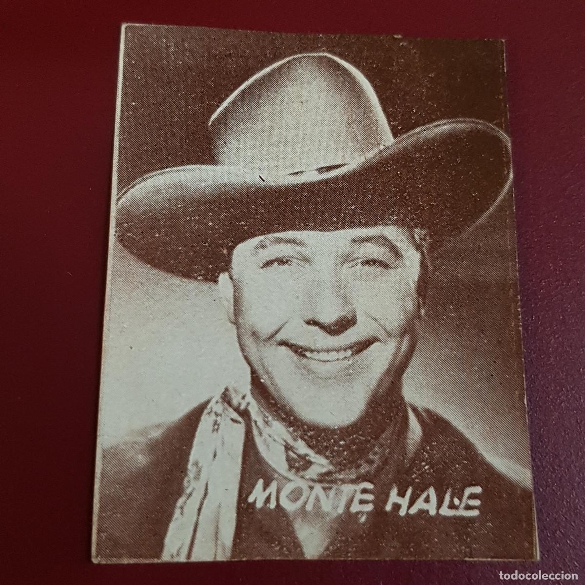 Coleccionismo Cromos antiguos: HISPANO AMERICANA - ARTISTAS DE CINE 1962 - 62 - MONTE HALE - NUNCA PEGADO