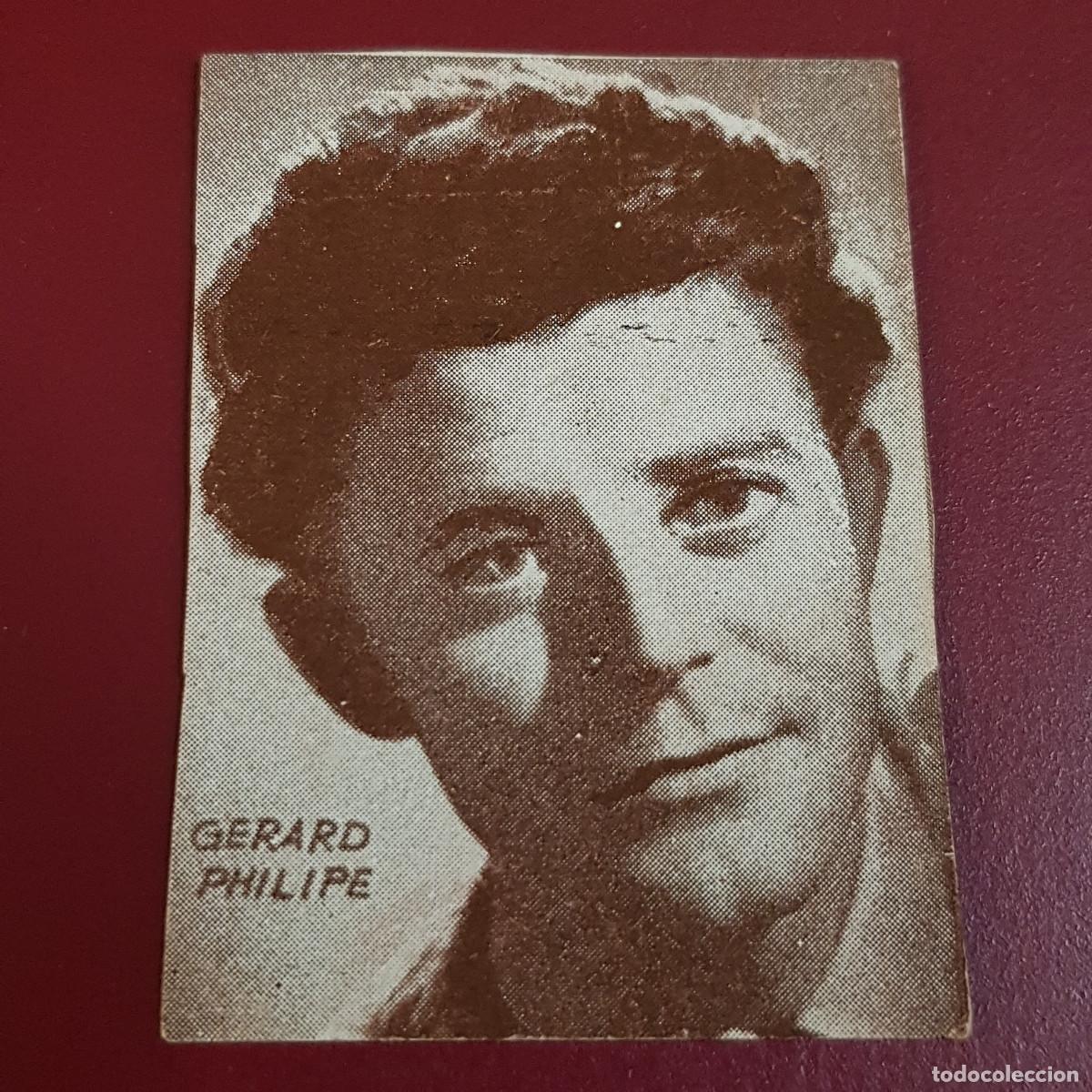 Coleccionismo Cromos antiguos: HISPANO AMERICANA - ARTISTAS DE CINE 1962 - 62 - GERARD PHILIPE - NUNCA PEGADO