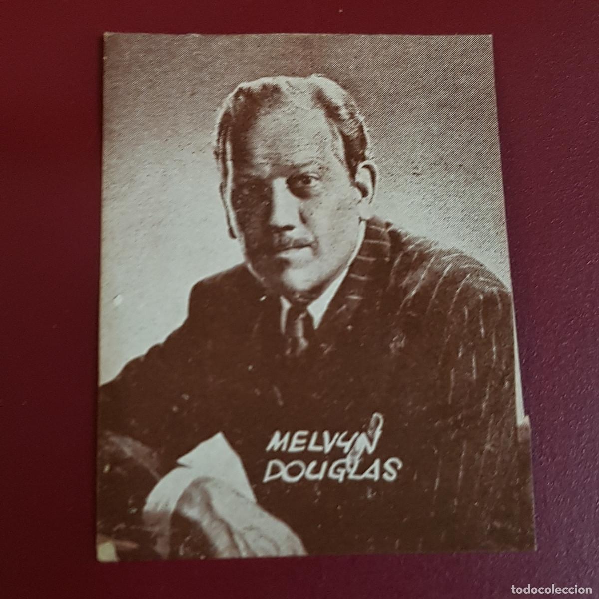 Coleccionismo Cromos antiguos: HISPANO AMERICANA - ARTISTAS DE CINE 1962 - 62 - MELVYN DOUGLAS - NUNCA PEGADO