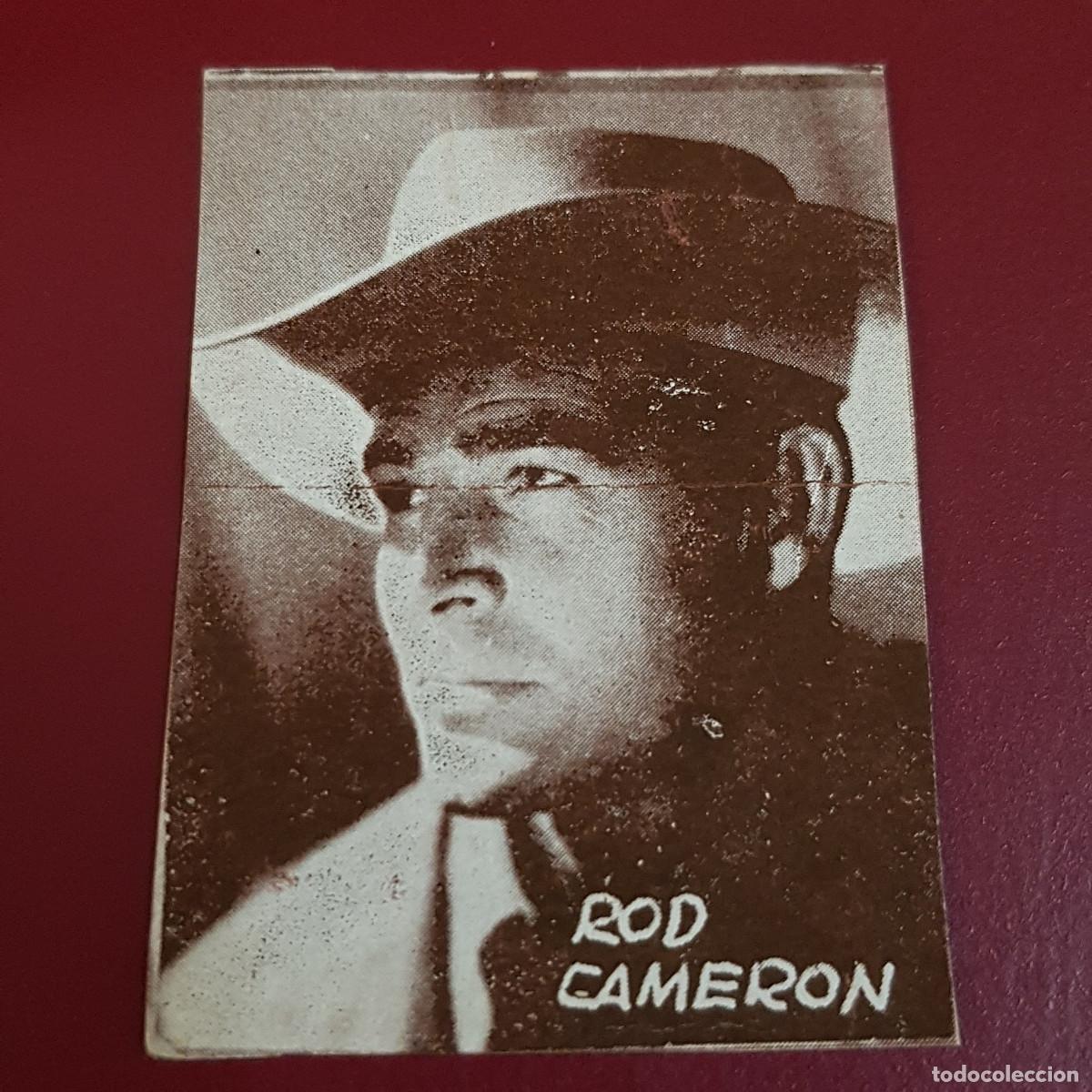 Coleccionismo Cromos antiguos: HISPANO AMERICANA - ARTISTAS DE CINE 1962 - 62 - ROD CAMERON - NUNCA PEGADO