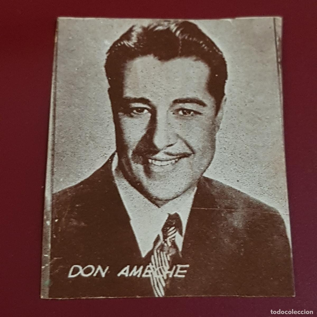 Coleccionismo Cromos antiguos: HISPANO AMERICANA - ARTISTAS DE CINE 1962 - 62 - DON AMECHE - NUNCA PEGADO