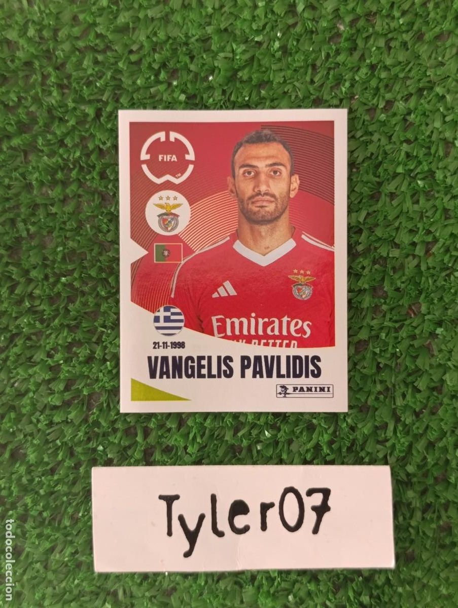 Coleccionismo Cromos antiguos: VANGELIS PAVLIDIS 185 BENFICA CLUB WORLD CUP 2025 25 PANINI