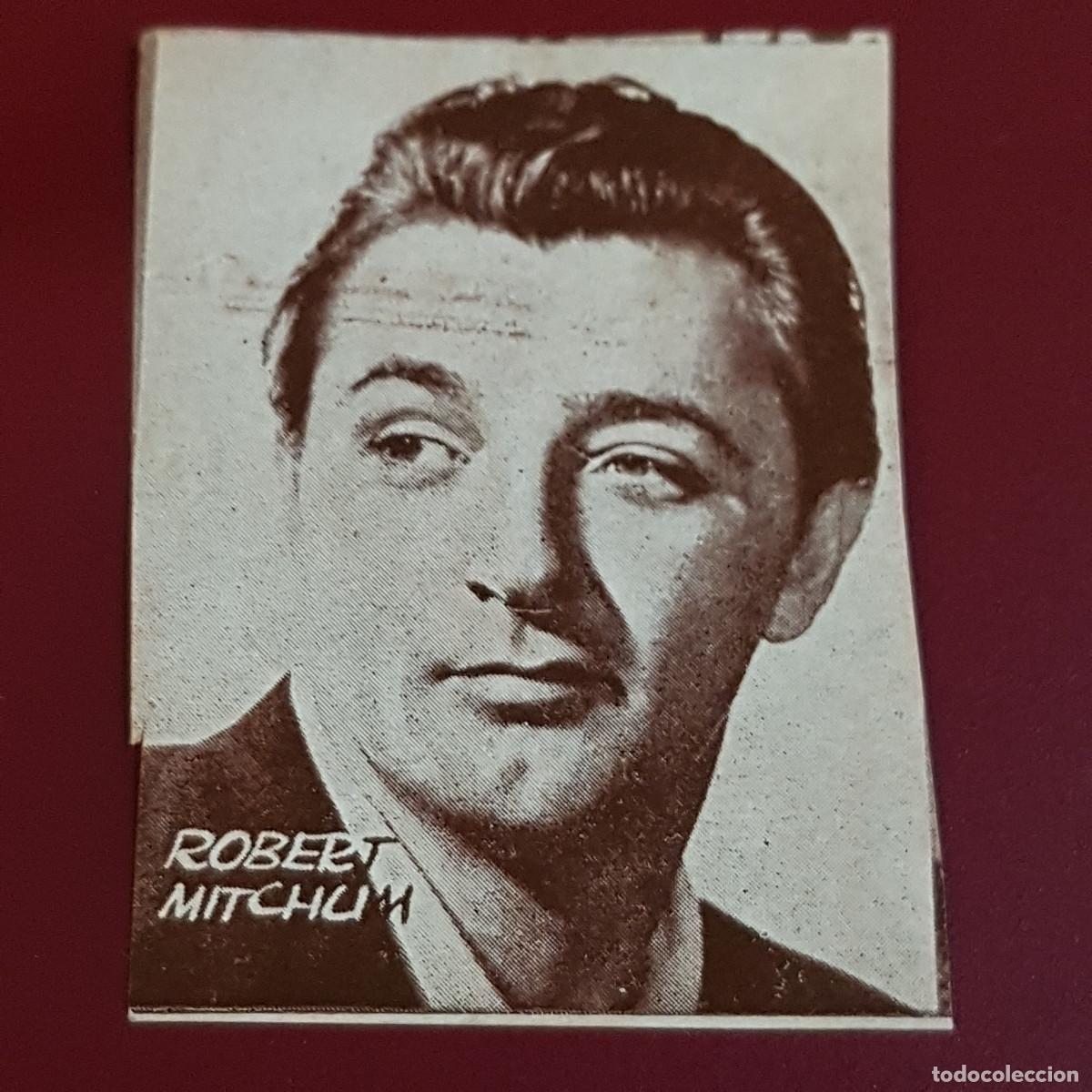 Coleccionismo Cromos antiguos: HISPANO AMERICANA - ARTISTAS DE CINE 1962 - 62 - ROBERT MITCHUM - NUNCA PEGADO