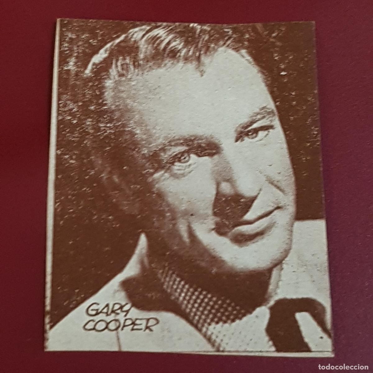 Coleccionismo Cromos antiguos: HISPANO AMERICANA - ARTISTAS DE CINE 1962 - 62 - GARY COOPER - NUNCA PEGADO
