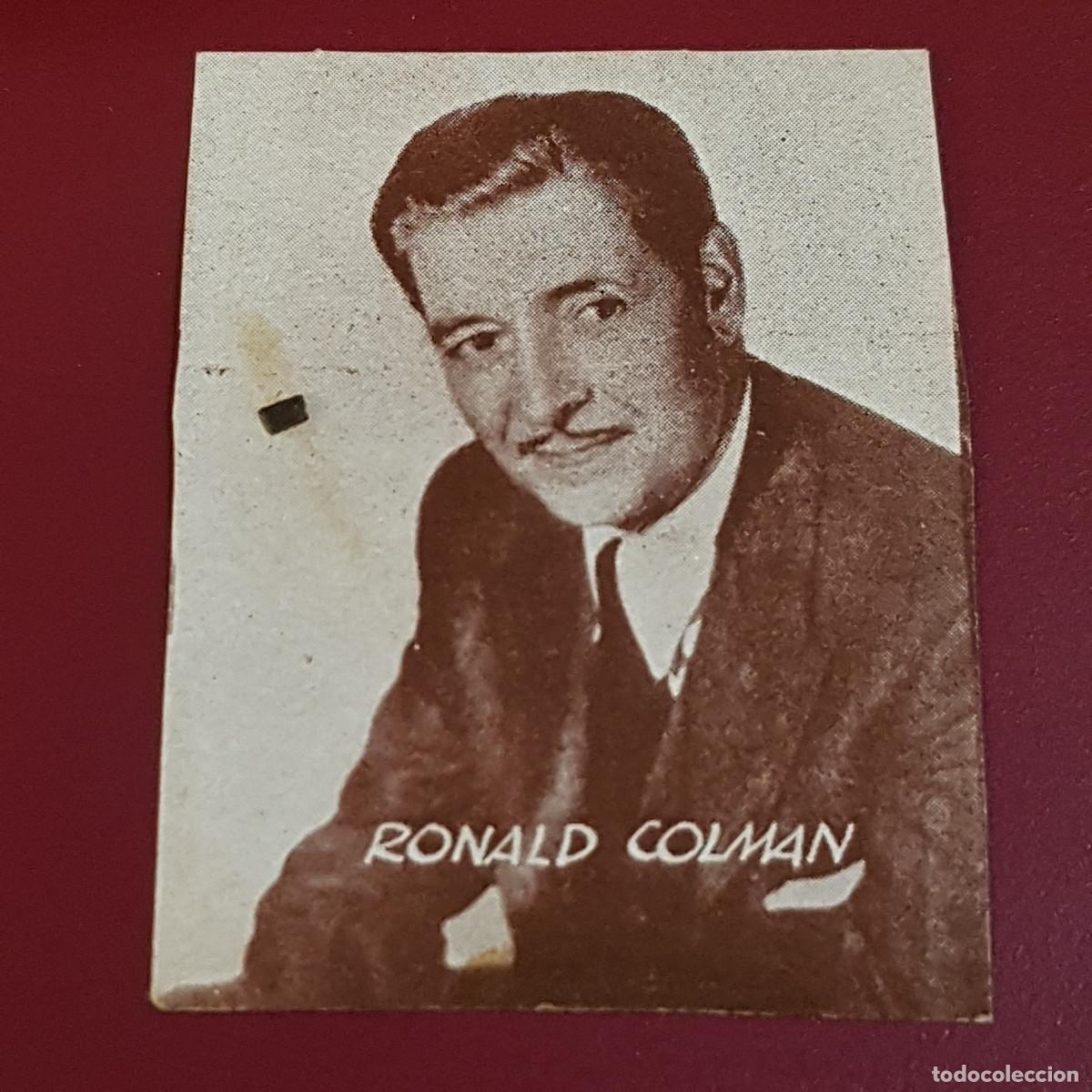 Coleccionismo Cromos antiguos: HISPANO AMERICANA - ARTISTAS DE CINE 1962 - 62 - RONALD COLMAN - NUNCA PEGADO