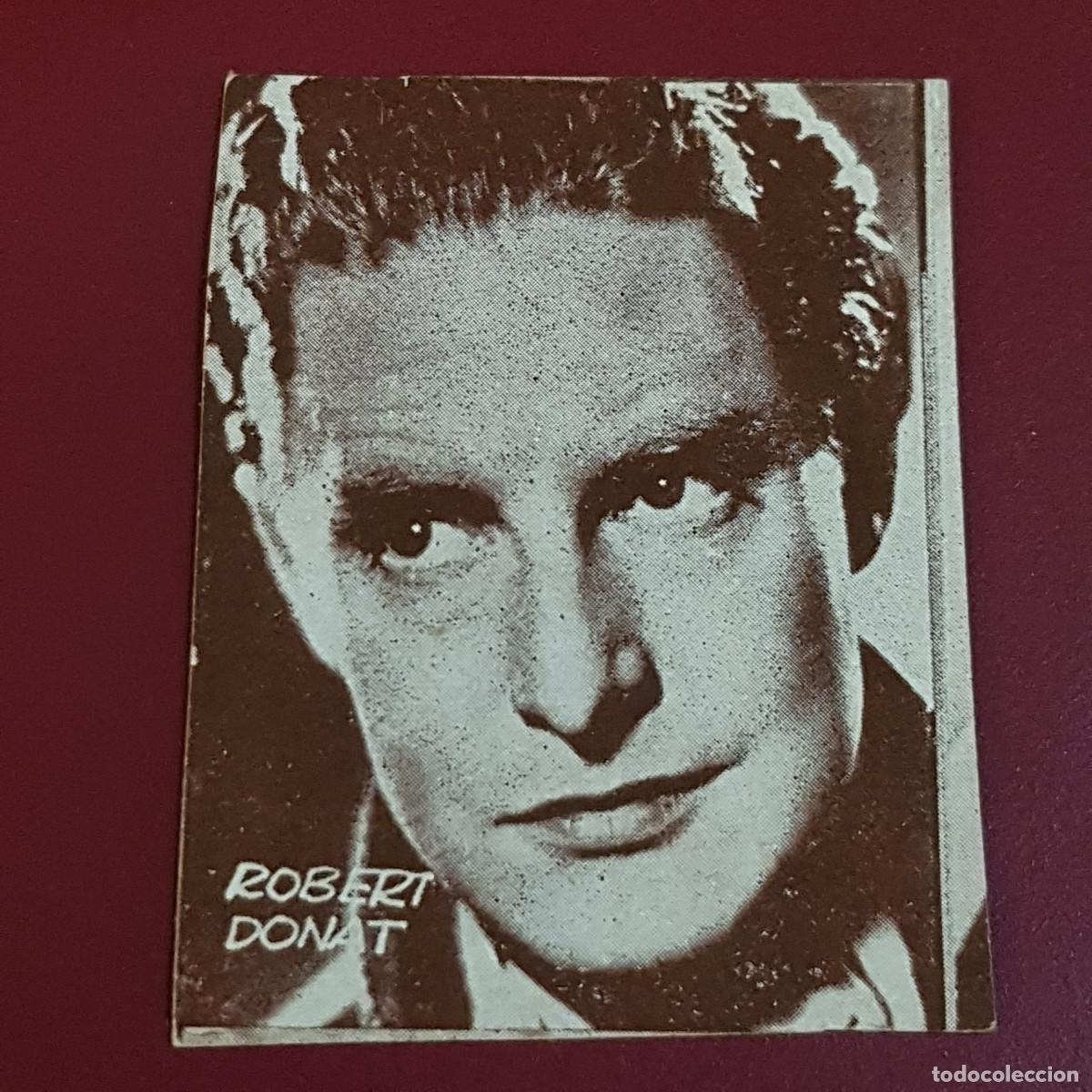 Coleccionismo Cromos antiguos: HISPANO AMERICANA - ARTISTAS DE CINE 1962 - 62 - ROBERT DONAT - NUNCA PEGADO
