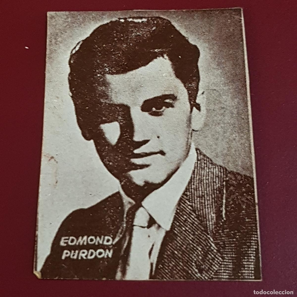 Coleccionismo Cromos antiguos: HISPANO AMERICANA - ARTISTAS DE CINE 1962 - 62 - EDMOND PURDON - NUNCA PEGADO
