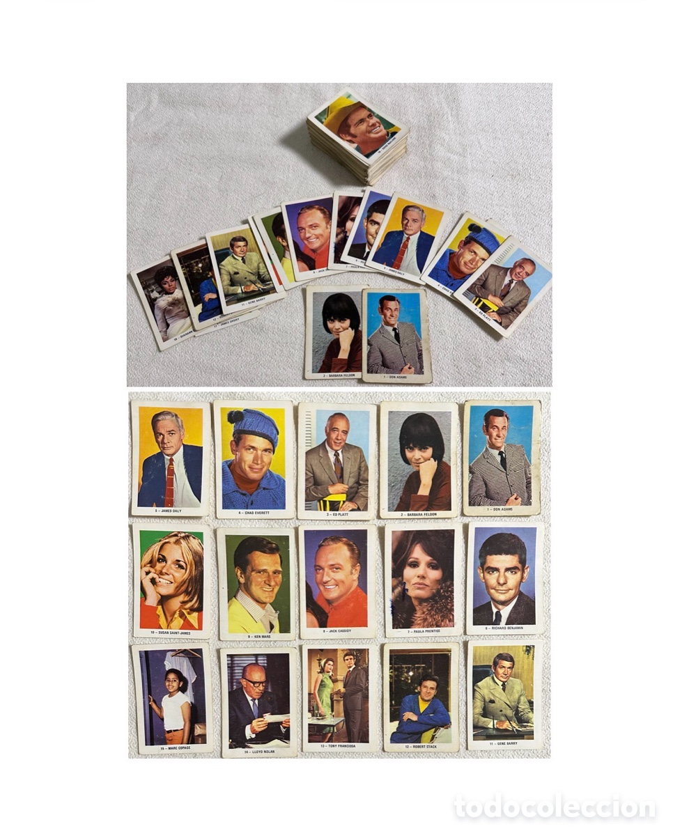 Coleccionismo Cromos antiguos: 1971, Galer&iacute;a de Artistas, 104 cromos, colecci&oacute;n de famosos actores y actrices.
