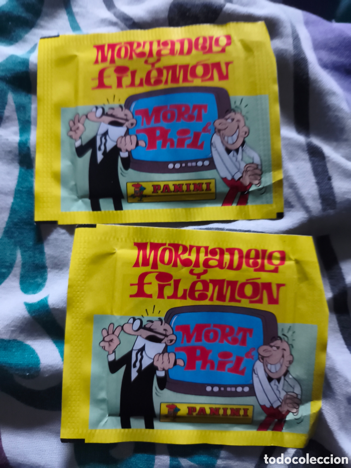 Coleccionismo Cromos antiguos: 2 SOBRES MORTADELO Y FILEMON 1994 SIN ABRIR