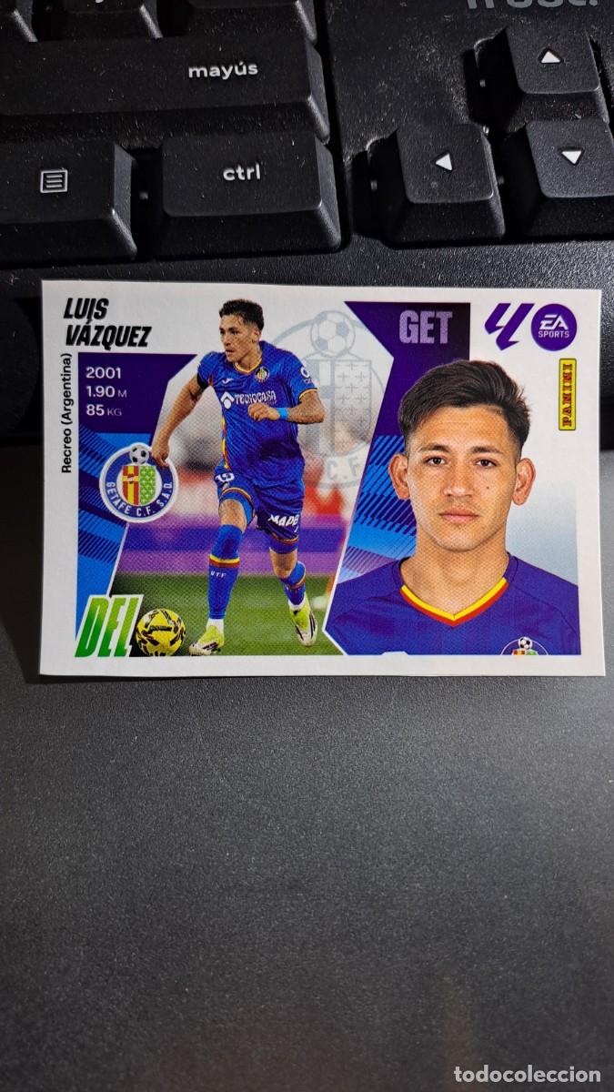 Coleccionismo Cromos antiguos: CROMO LUIS VAZQUEZ 18 MERCADO DE INVIERNO 18 GETAFE LIGA 2025 2026 25 26 ESTE PANINI NUNCA PEGADO