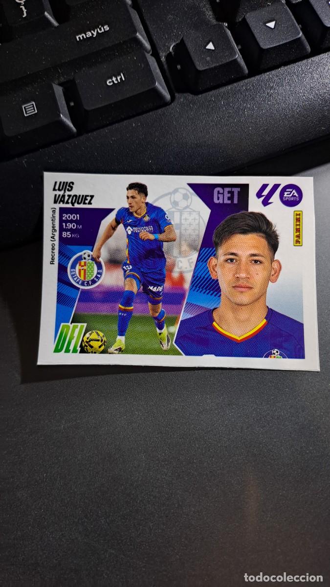 Coleccionismo Cromos antiguos: CROMO LUIS VAZQUEZ 18 MERCADO DE INVIERNO 18 GETAFE LIGA 2025 2026 25 26 ESTE PANINI NUNCA PEGADO