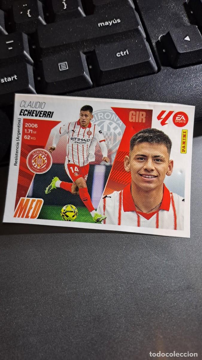 Coleccionismo Cromos antiguos: CROMO ECHEVERRI 21 MERCADO DE INVIERNO 21 GIRONA LIGA 2025 2026 25 26 ESTE PANINI NUNCA PEGADO