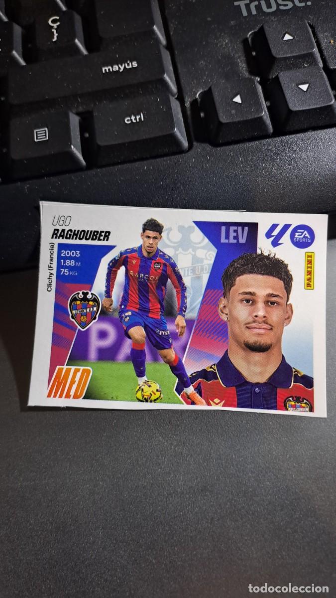 Coleccionismo Cromos antiguos: CROMO RAGHOUBER 22 MERCADO DE INVIERNO 22 LEVANTE LIGA 2025 2026 25 26 ESTE PANINI NUNCA PEGADO