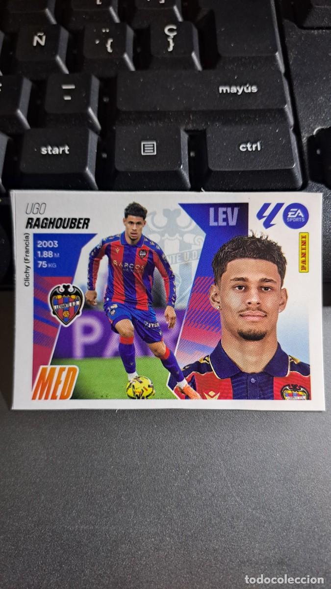Coleccionismo Cromos antiguos: CROMO RAGHOUBER 22 MERCADO DE INVIERNO 22 LEVANTE LIGA 2025 2026 25 26 ESTE PANINI NUNCA PEGADO