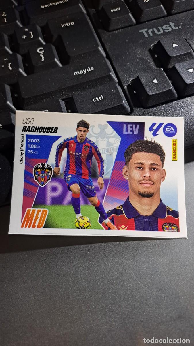Coleccionismo Cromos antiguos: CROMO RAGHOUBER 22 MERCADO DE INVIERNO 22 LEVANTE LIGA 2025 2026 25 26 ESTE PANINI NUNCA PEGADO