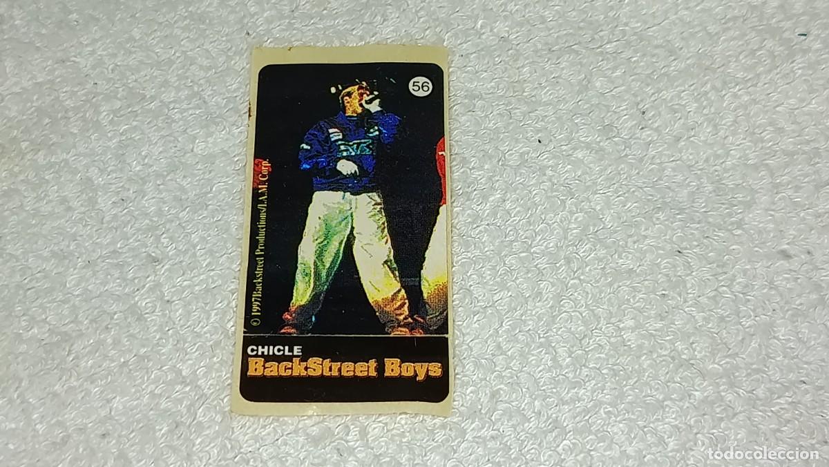 Coleccionismo Cromos antiguos: ANTIGUO CROMO N&ordm; 56 CHICLE DEL GRUPO POP BACKSTREET BOYS A&Ntilde;O 1997 SIN PEGAR