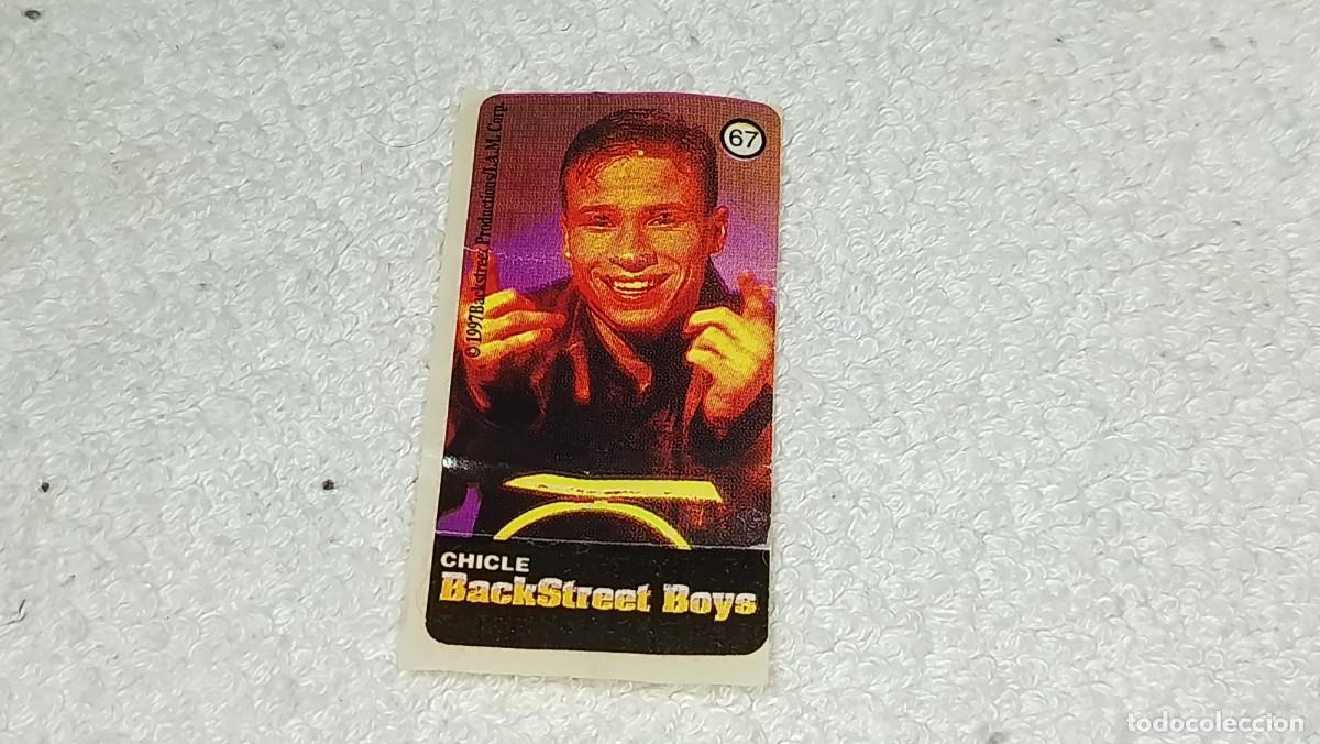 Coleccionismo Cromos antiguos: ANTIGUO CROMO N&ordm; 67 CHICLE DEL GRUPO POP BACKSTREET BOYS A&Ntilde;O 1997 SIN PEGAR