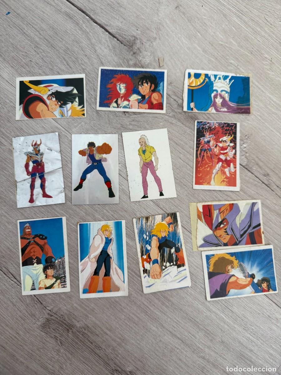 Coleccionismo Cromos antiguos: 12 cromos Panrico - Los Caballeros del Zodiaco Saint Seiya